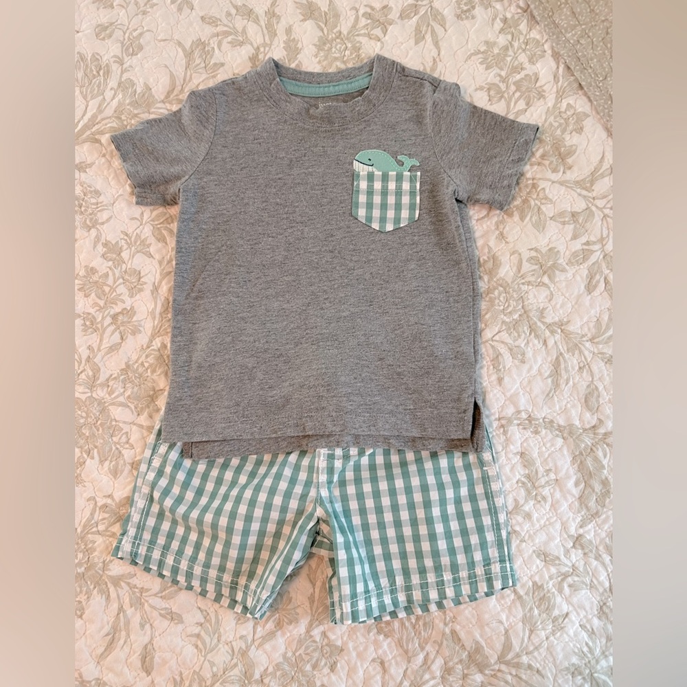 12 Month Whale Outfit